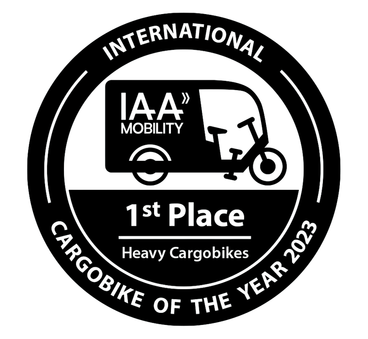 Eav Cargo bikes won the heavy cargo bike of the year 2023